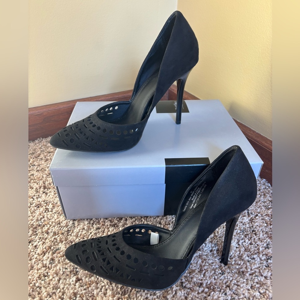 Mossimo Supply Co. Black Cutout Heels